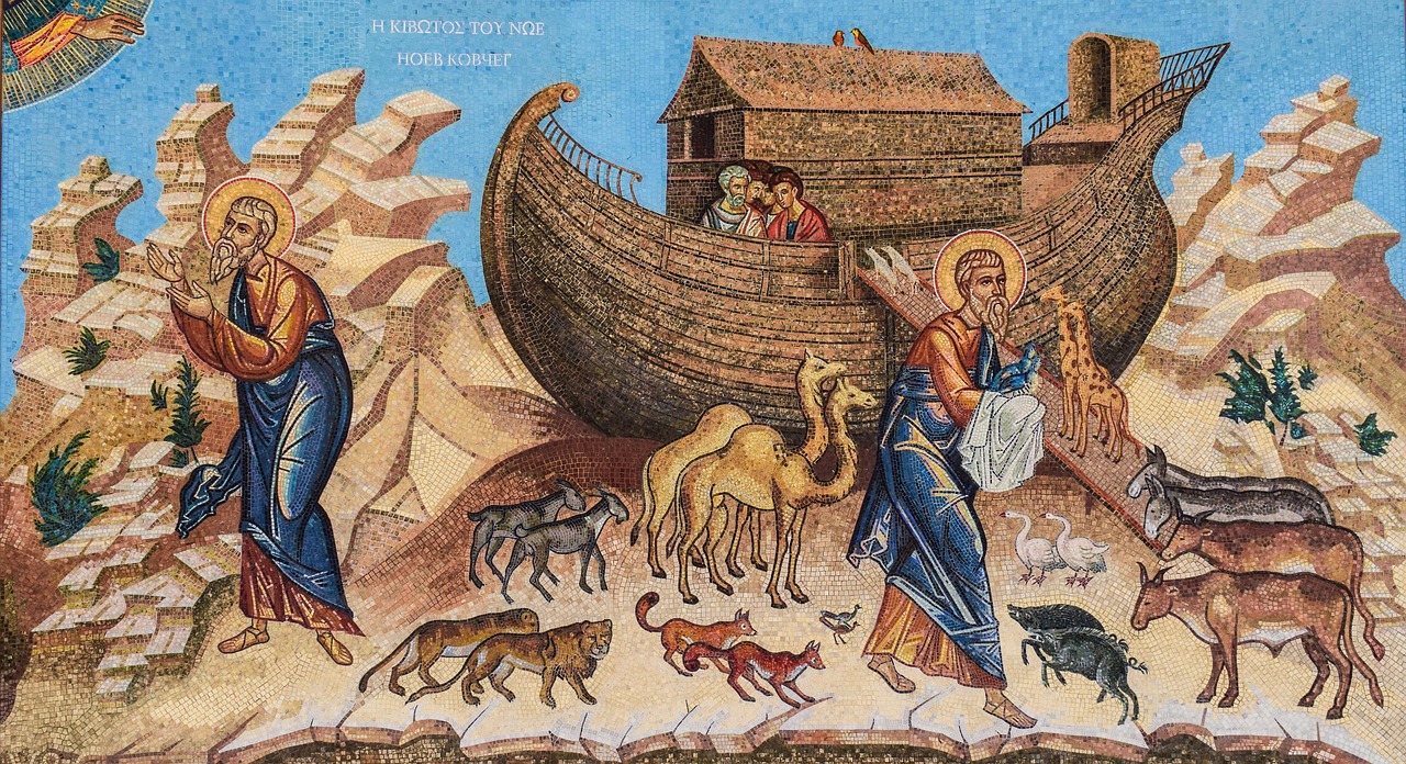 noah's ark, mosaic, iconography, russian church, religion, orthodox, tamassos bishop, episkopeio, cyprus, christianity, noah's ark, noah's ark, noah's ark, noah's ark, noah's ark